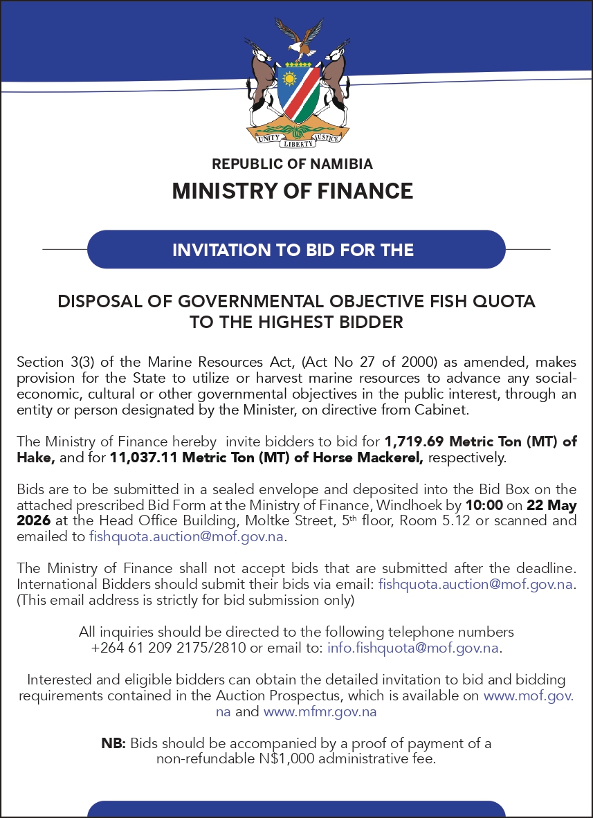 Government Fish Quota BID